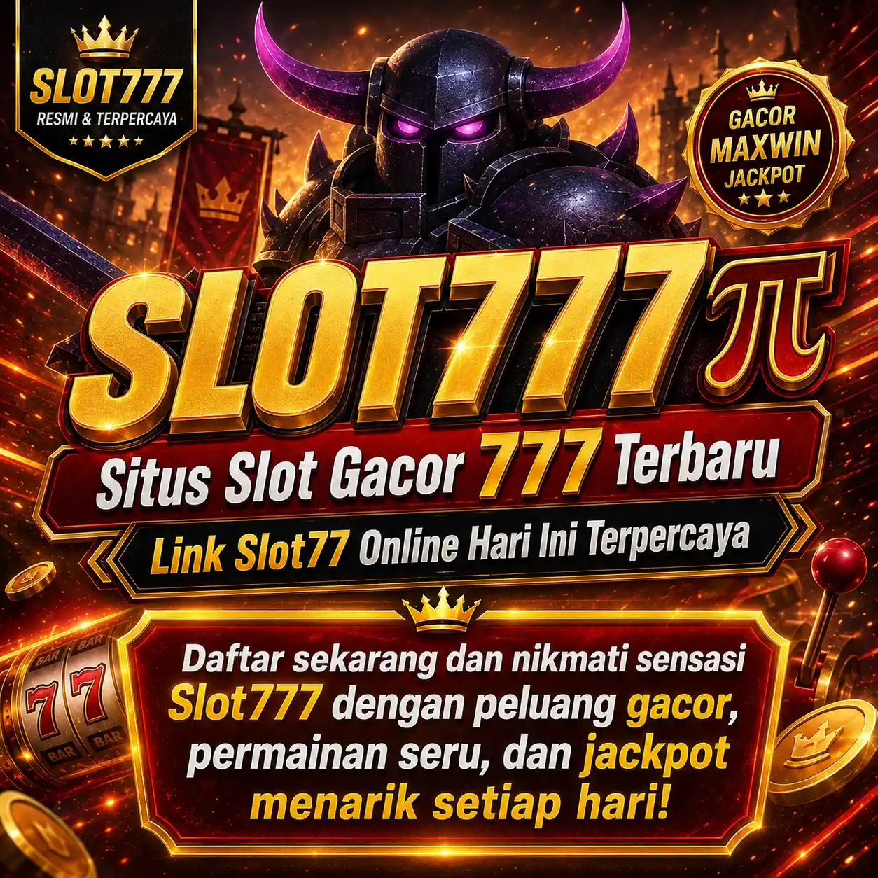 SLOT777 π SCM Agen Situs Slot Gacor 777 Terbaru Link Slot77 Online Hari Ini Terpercaya
